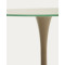 Стол обеденный La Forma Vedira T00582CR14 Taupe Ø 90 см-1-thumb