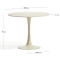 Керамический стол обеденный La Forma Vedira T00582KK12 Экрю Ø 90 см-4-thumb