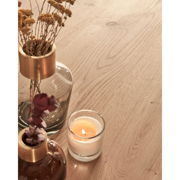 Стіл обідній La Forma AMETHYST 160х90 см CC1047M33 вибілений дуб-3