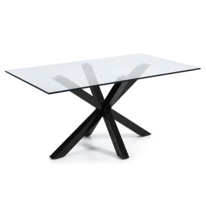 Обеденный стол La Forma ARYA 180х100 см Прозрачный C409C07