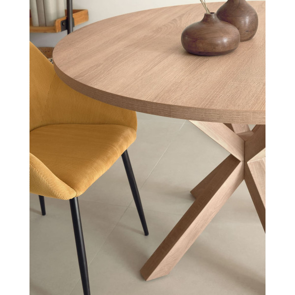 Обеденный стол La Forma ARYA 120 см Натуральный CC6020M46-2