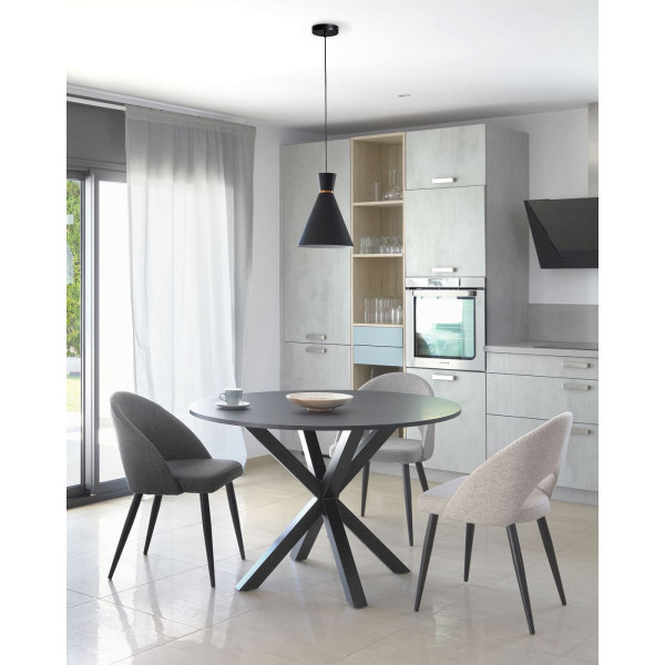 Обідній стіл La Forma ARYA 120 см Чорний CC6021M01-1