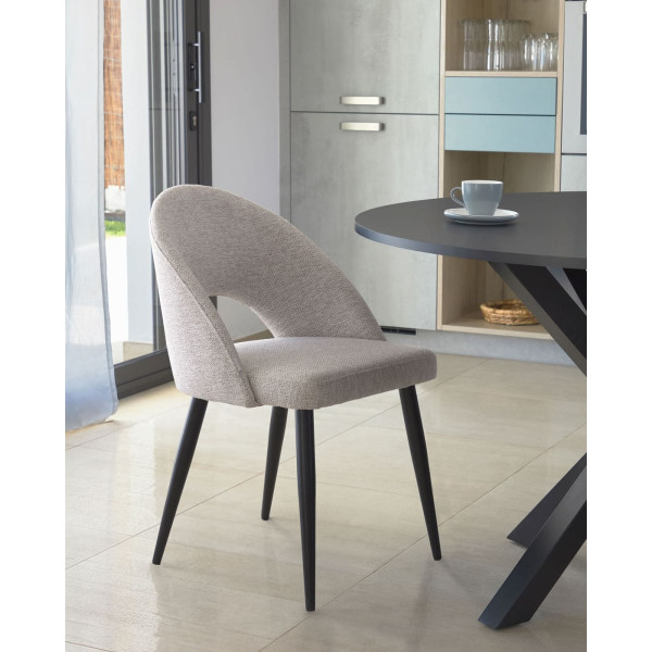 Обідній стіл La Forma ARYA 120 см Чорний CC6021M01-6