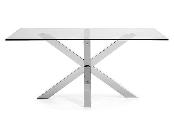 Обеденный стол La Forma ARYA 200х100 см Прозрачный C358C07-5