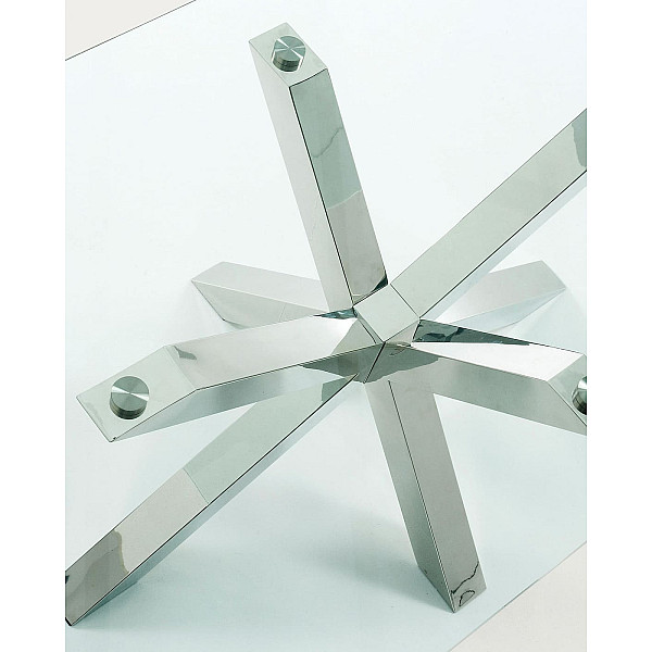 Обеденный стол La Forma ARYA 200х100 см Прозрачный C358C07-7