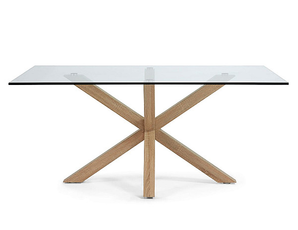 Обеденный стол La Forma ARYA 160х90 см Прозрачный C437C07-3