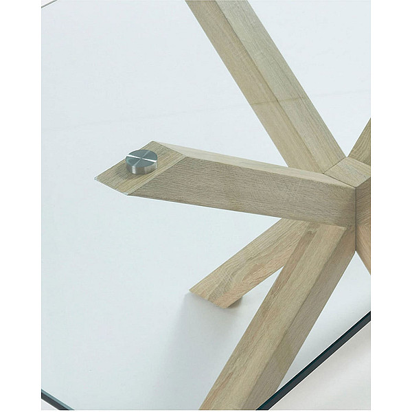 Обеденный стол La Forma ARYA 160х90 см Прозрачный C437C07-5