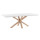 Обідній стіл La Forma ARYA 160х100 см Білий CC1311L05