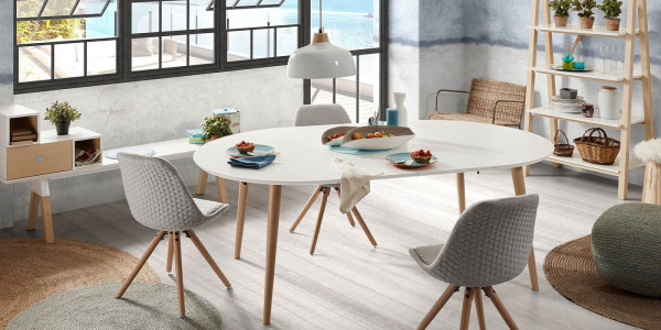 Розкладний обідній стіл La Forma OAKLAND 120-200 см CC0146L33-4