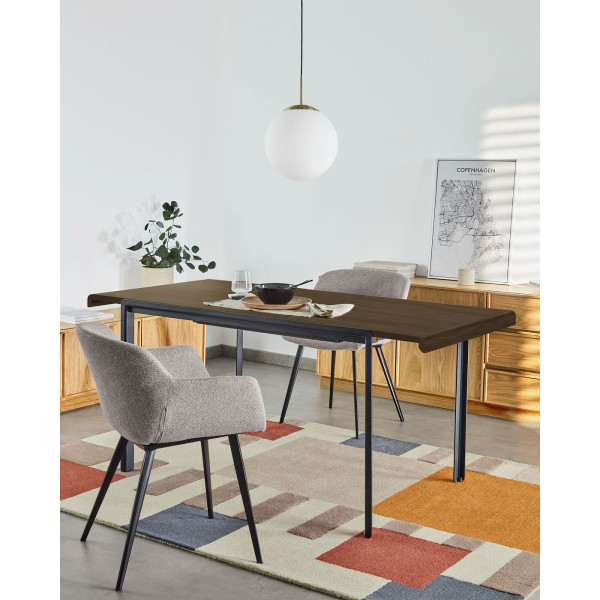 Розкладний обідній стіл La Forma NADYRIA 120 (160) х 80 см CC1974M41-5