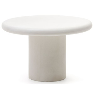 Стол обеденный La Forma ADDAIA J0100089PR05 Белый цемент Ø 120 см