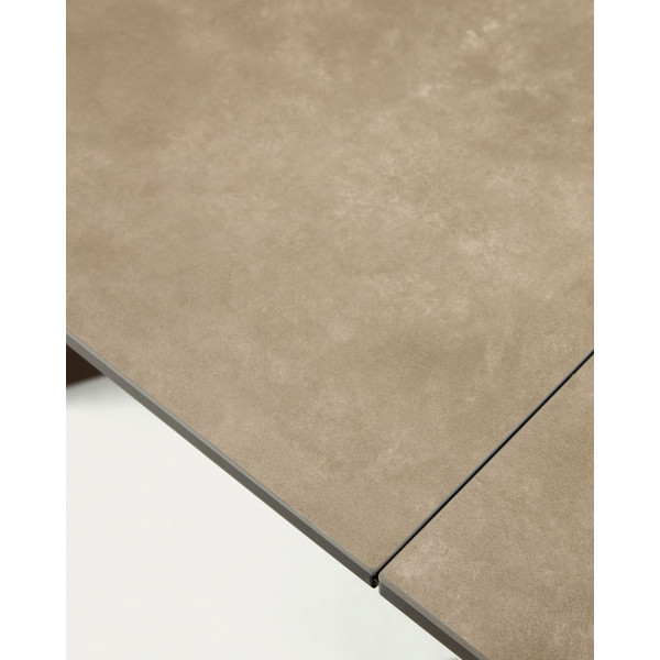 Розкладний обідній стіл La Forma ATMINDA 1416T03003KK15 Коричневий 160 (210) x 90 см-5