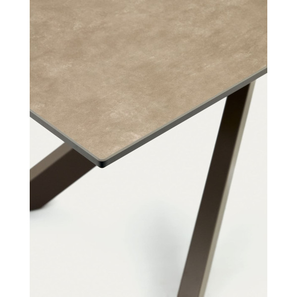 Розкладний обідній стіл La Forma ATMINDA 1416T03003KK15 Коричневий 160 (210) x 90 см-6