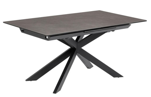 Розкладний обідній стіл La Forma ATMINDA 160 (210) x 90 см Темно-сірий CC5170K15-0