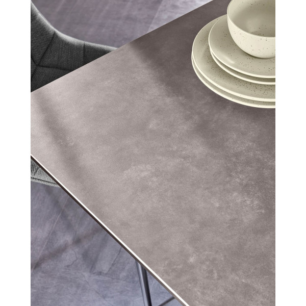 Розкладний обідній стіл La Forma ATMINDA 160 (210) x 90 см Темно-сірий CC5170K15-5