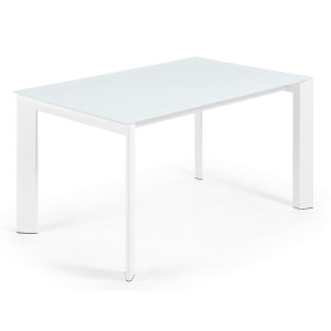 Раскладной обеденный стол La Forma ATTA CC0179C05 Белый 90-140 (200) см