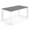 Раскладной обеденный стол La Forma ATTA CC0179VR Гранит-белый 90-140 (200) см-0-thumb
