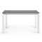 Раскладной обеденный стол La Forma ATTA CC0179VR Гранит-белый 90-140 (200) см-1-thumb