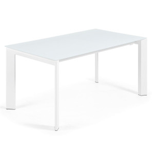 Розкладний обідній стіл La Forma ATTA CC0180C05 Білий 90-160 (220) см