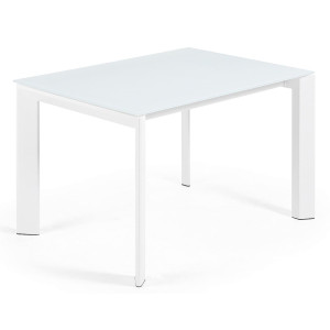 Розкладний обідній стіл La Forma ATTA CC0178C05 Білий 80-120 (180) см