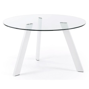 Обеденный стол La Forma COLUMBIA C080C07 Прозрачный 130 см