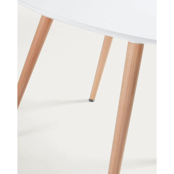 Обеденный стол La Forma DAW 100 см Белый C500L05-4