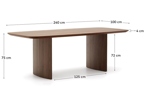 Стол обеденный La Forma LITTO T0100065MM41 100х240 см-10