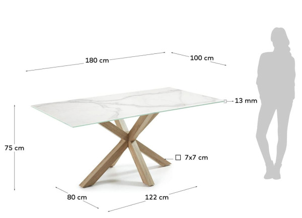 Обідній стіл La Forma ARYA 180 СМ C430K05-4