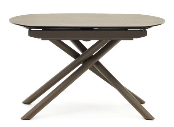 Розкладний обідній стіл La Forma YODALIA 1416T03002KK15 Коричневий 130 (190) х 100 см-3
