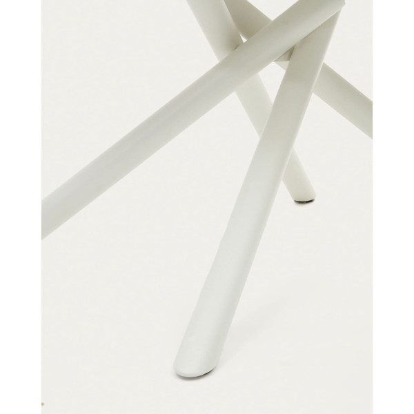 Розкладний обідній стіл La Forma VASHTI 1416T03002KK05 Білий 130 (190) х 100 см-7