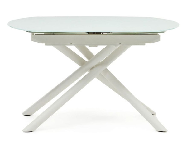 Розкладний обідній стіл La Forma VASHTI 1416T03002KK05 Білий 130 (190) х 100 см-3