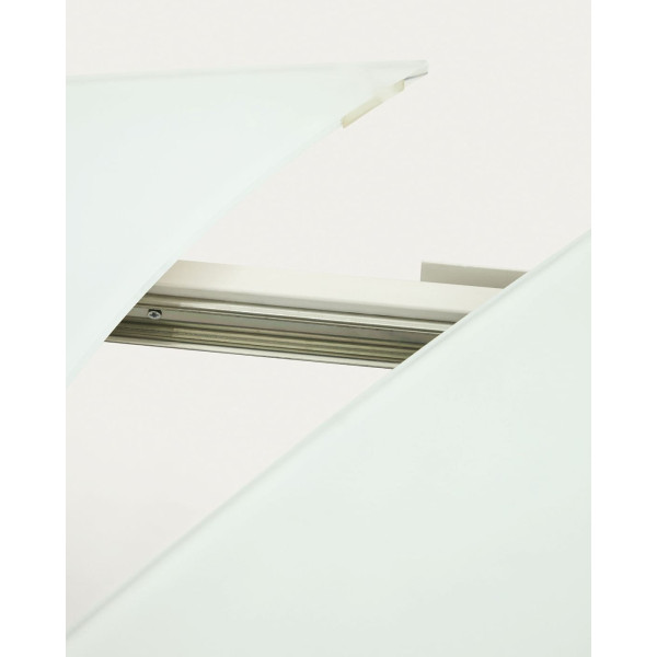 Розкладний обідній стіл La Forma VASHTI 1416T03002KK05 Білий 130 (190) х 100 см-5