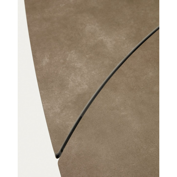 Розкладний обідній стіл La Forma YODALIA 1416T03002KK15 Коричневий 130 (190) х 100 см-8