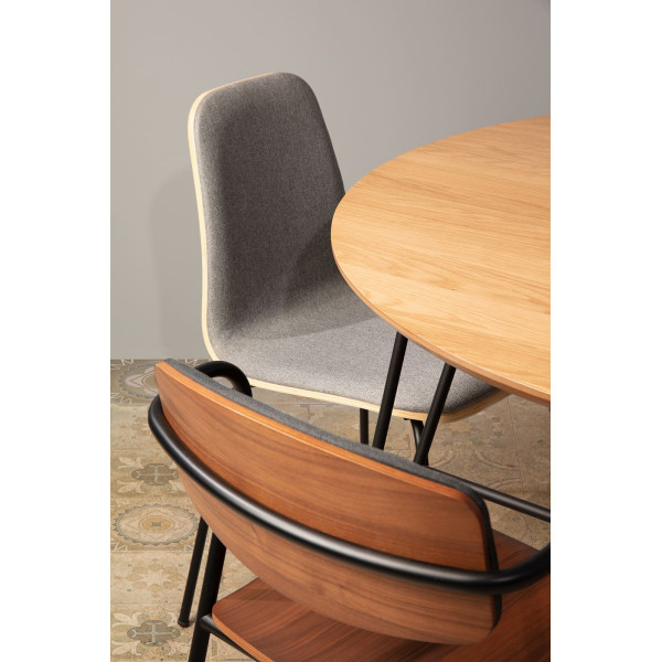 Раскладной обеденный круглый стол La Forma NOVAKS CC0969M46 120 (200) см-7