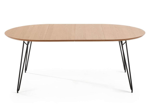 Раскладной обеденный круглый стол La Forma NOVAKS CC0969M46 120 (200) см-12