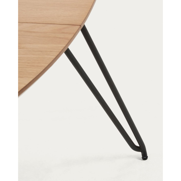 Раскладной обеденный круглый стол La Forma NOVAKS CC0969M46 120 (200) см-14