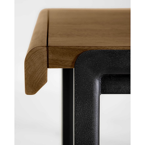 Розкладний обідній стіл La Forma NADYRIA CC1975M41 Горіх 160 (200) х 90 см-11