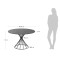 Обеденный стол La Forma NIUT 120 см Черный CC1838C15-9-thumb