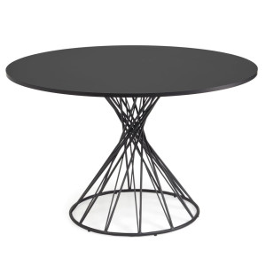 Обеденный стол La Forma NIUT 120 см Черный CC6022M01