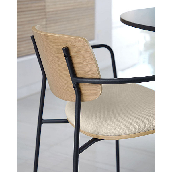 Обідній стіл La Forma NIUT 120 см Чорний CC6022M01-10