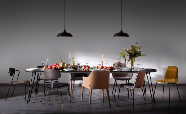 Раскладной обеденный стол La Forma NORFORT NR009M01 140 (220) x 90 см-3