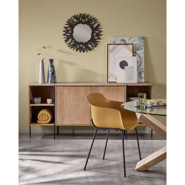 Обеденный стол La Forma NORI CC0738C07 Прозрачный 120 см-2