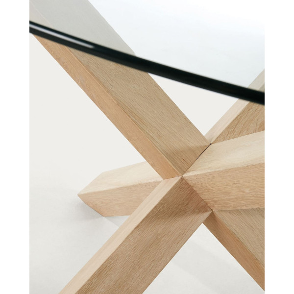 Обеденный стол La Forma NORI CC0738C07 Прозрачный 120 см-5