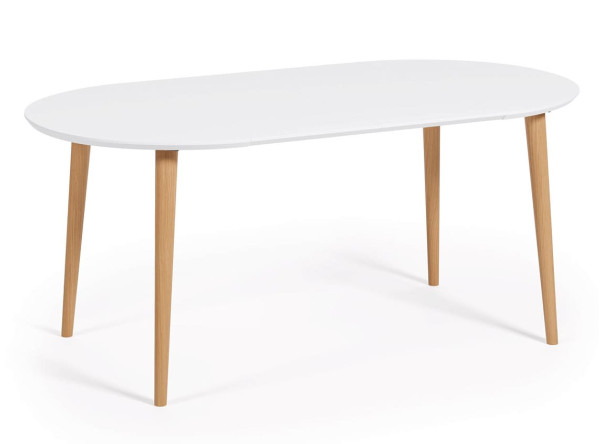 Раскладной обеденный стол La Forma OQUI T0300006MM05 Белый 90 (170) X 90 см Раскладной обеденный стол La Forma OQUI T0300006MM05 Белый 90 (170) X 90 см-5