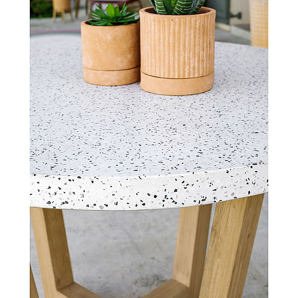 Обідній стіл La Forma SHANELLE CC2258PR05 Ø Білий 120 см-4