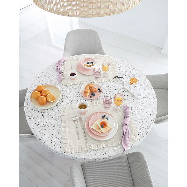 Обідній стіл La Forma SHANELLE CC2258PR05 Ø Білий 120 см-9