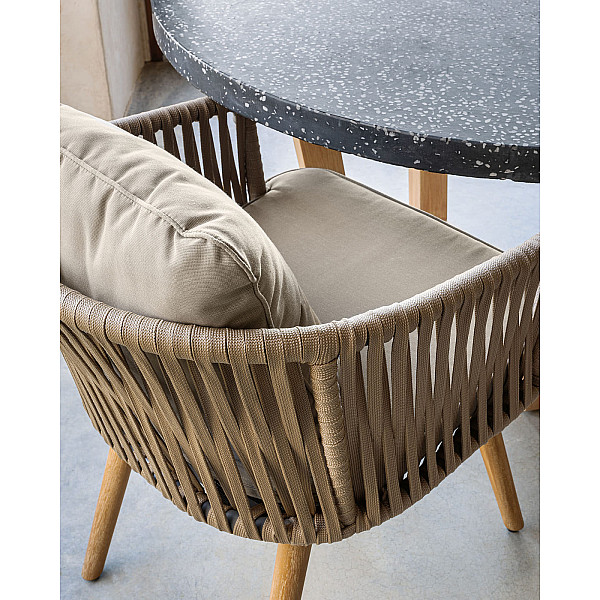 Обеденный стол La Forma SHANELLE CC2259PR01 Черный Ø 120 см-5