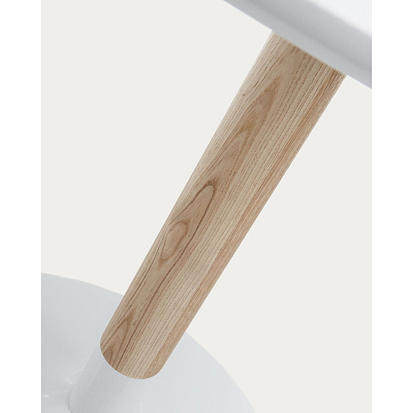 Стіл обідній La Forma TIC CC0091L05 Білий Ø 90 см-6