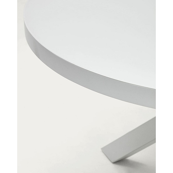 Стіл розкладний обідній La Forma VASHTI 1416T03001KK05 Білий 120 (160) х 76 см-10