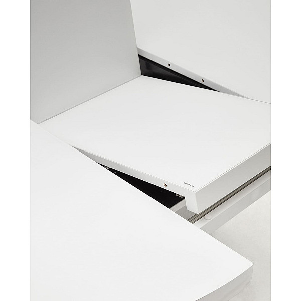 Стіл розкладний обідній La Forma VASHTI 1416T03001KK05 Білий 120 (160) х 76 см-9